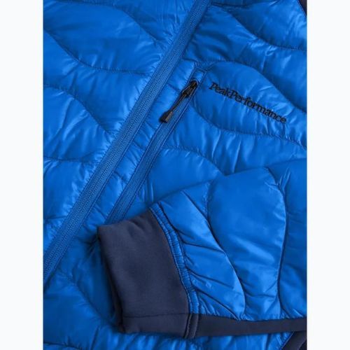 Pánská bunda Peak Performance Helium Down Hybrid Hood Jacket Blue G77855110