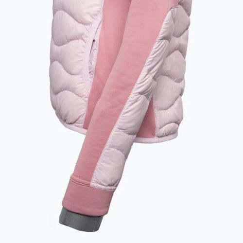 Dámská bunda Peak Performance Helium Down Hybrid Hood Jacket Pink G77848130