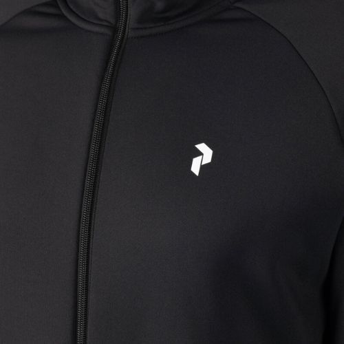 Pánská trekingová mikina Peak Performance Rider Zip Hood černá G78833040