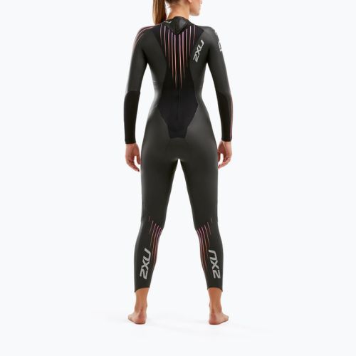 Dámský triatlonový neopren 2XU Propel 1 black/sunset ombre