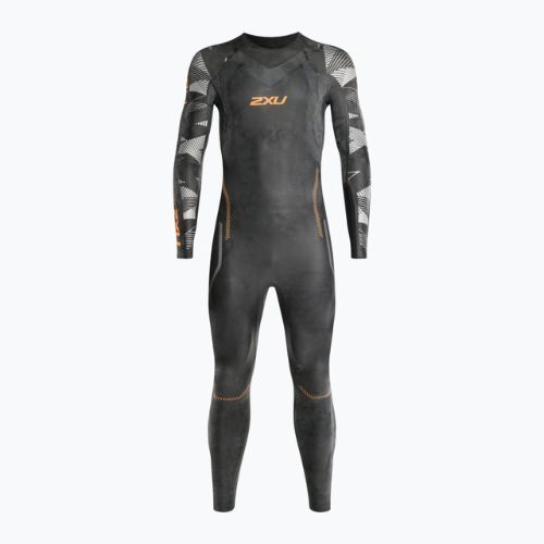Pánský triatlonový neopren 2XU Propel 2 black/orange fizz