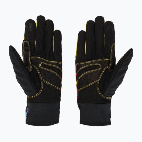 Pánské skialpové rukavice LaSportiva Skimo Race žluto-černé Y43999100_L