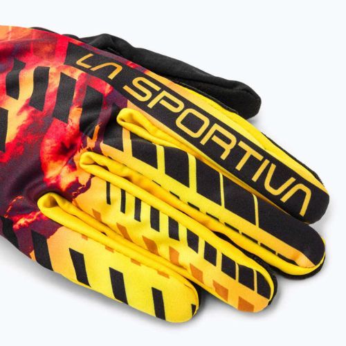 Pánské skialpové rukavice LaSportiva Skimo Race žluto-černé Y43999100_L