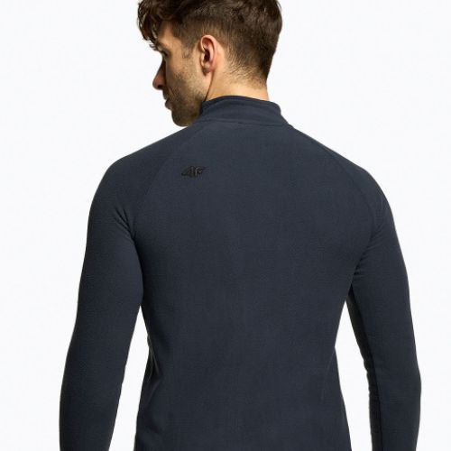 Pánská fleecová lyžařská mikina 4F BIMP010 tmavě modrá H4Z22-BIMP010