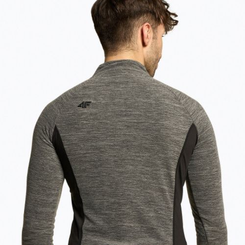 Pánská lyžařská mikina 4F BIMP011 fleece šedá H4Z22-BIMP011