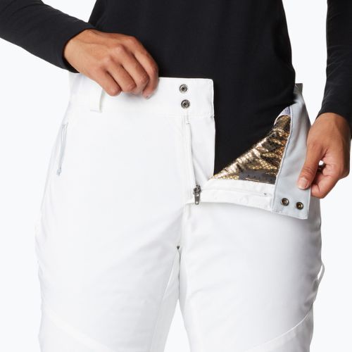 Columbia Backslope II Insulated dámské lyžařské kalhoty white 1985371