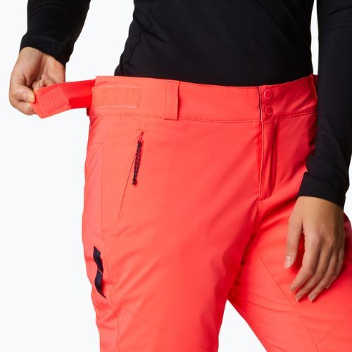 Dámské lyžařské kalhoty Columbia Backslope II Insulated oranžové 1985371