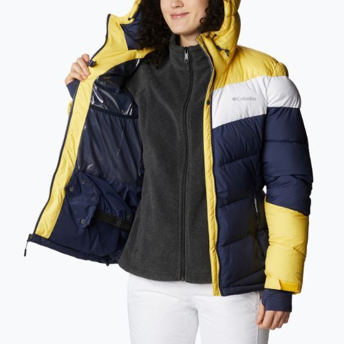 Dámská lyžařská bunda Columbia Abbott Peak Insulated navy blue and yellow 1909971