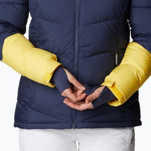 Dámská lyžařská bunda Columbia Abbott Peak Insulated navy blue and yellow 1909971