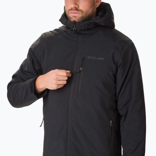 Pánská softshellová bunda Columbia Gate Racer Softshell černá 1557532