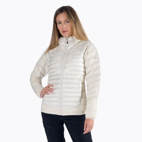 Dámská péřová bunda Columbia Labyrinth Loop Hooded bílá 1955323