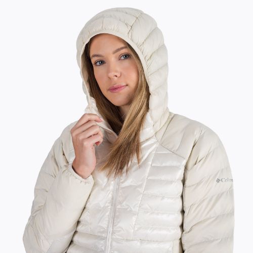 Dámská péřová bunda Columbia Labyrinth Loop Hooded bílá 1955323