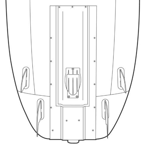 Elektrická deska Radinn X-Sport B bílá 910105AA