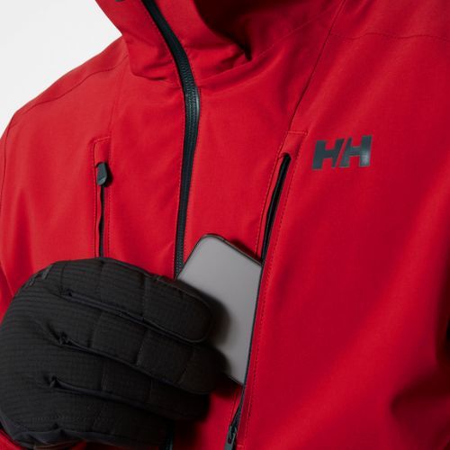 Pánská lyžařská bunda Helly Hansen Alpha 3.0 červená 65551_162