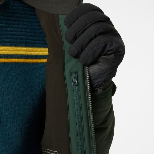 Pánská lyžařská bunda Helly Hansen Alpha 3.0 zelená 65551_495