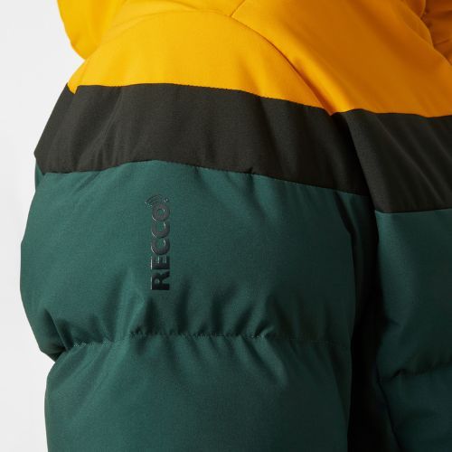 Helly Hansen pánská lyžařská bunda Bossanova Puffy zeleno-žlutá 65781_495