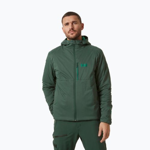 Pánská hybridní bunda Helly Hansen Odin Stretch Hooded Insulator darkest spruce
