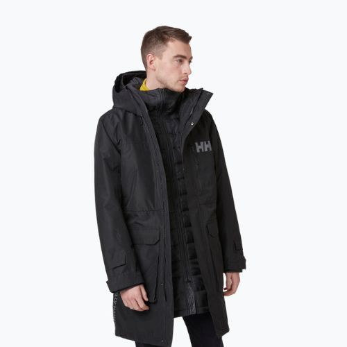 Helly Hansen pánská bunda do deště Rigging Coat černá 53508_990-S