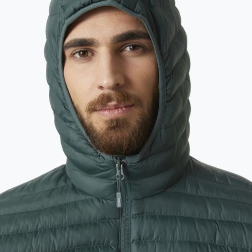 Helly Hansen pánská péřová bunda Sirdal Hooded Insulator 495 zelená 62989