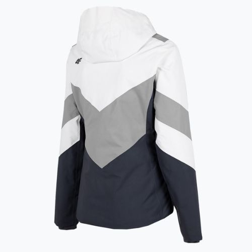 Dámská lyžařská bunda 4F černo-šedá H4Z22-KUDN008