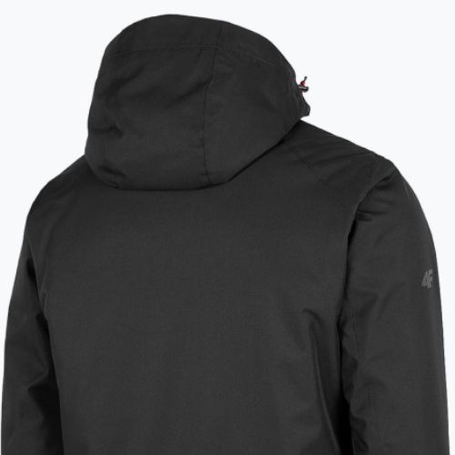 Pánská lyžařská bunda 4F černá H4Z22-KUMN003