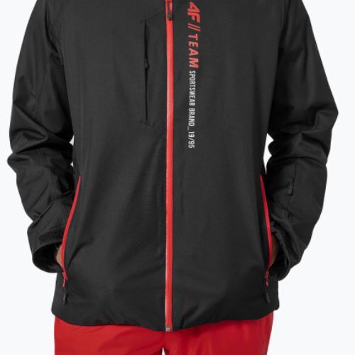 Pánská lyžařská bunda 4F černá H4Z22-KUMN003