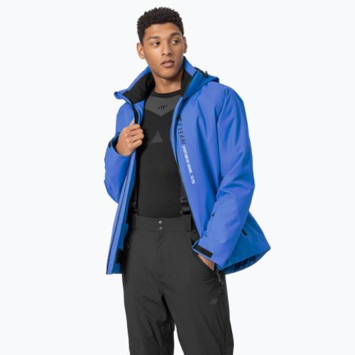 Pánská lyžařská bunda 4F navy blue H4Z22-KUMN003