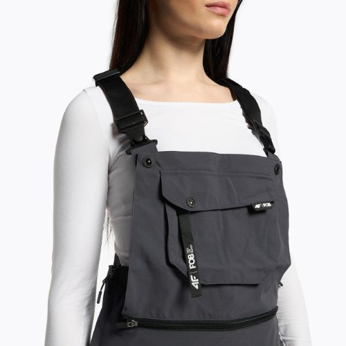 Dámské snowboardové kalhoty 4F SPDS002 tmavě šedé H4Z22-SPDS002