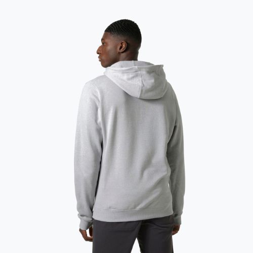 Pánská treková mikina Helly Hansen F2F Organic Cotton 855 šedá 62934