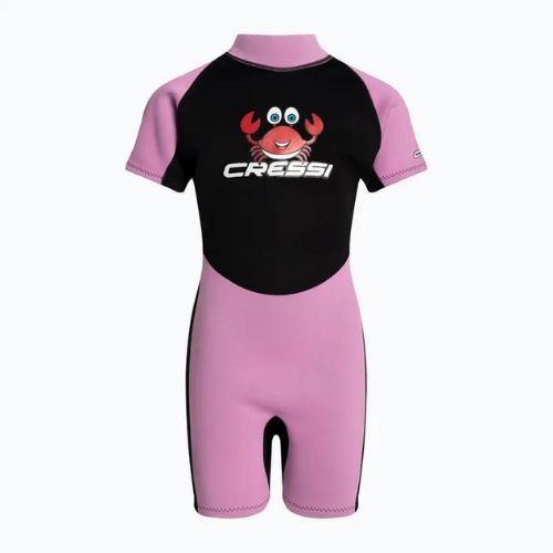 Dětský neopren Cressi Smoby Shorty 2 mm black/pink