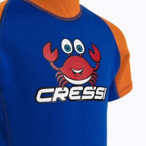 Dětský neopren Cressi Smoby Shorty 2 mm blue/orange