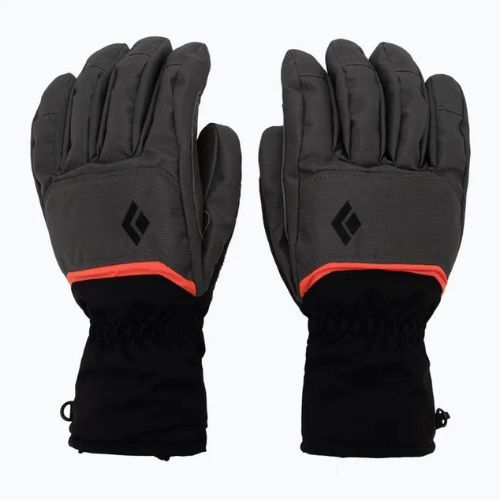 Lyžařské rukavice Black Diamond Mission black/grey BD8019162011LRG1