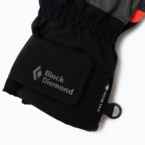 Lyžařské rukavice Black Diamond Mission black/grey BD8019162011LRG1