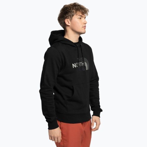 Pánská treková mikina The North Face Drew Peak Pullover Hoodie černá NF00AHJYKX71