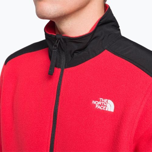 Pánská fleecová mikina The North Face Alpine Polartec 200 FZ červená NF0A7WWLKZ31