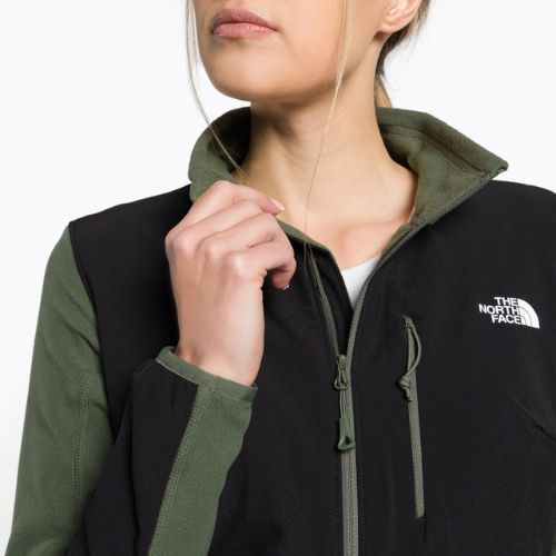 Dámská fleece mikina The North Face Diablo Midlayer černo-zelená NF0A5IHUWTQ1