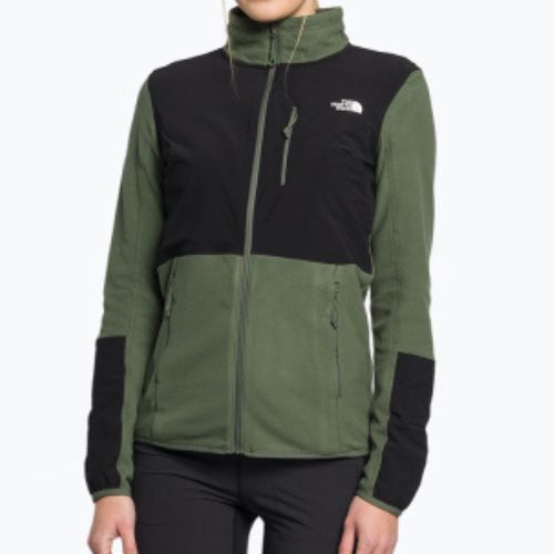 Dámská fleece mikina The North Face Diablo Midlayer černo-zelená NF0A5IHUWTQ1