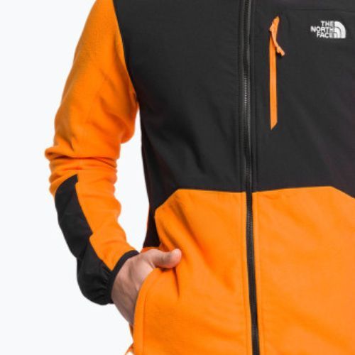 Pánská fleecová mikina The North Face Glacier Pro FZ black and orange NF0A5IHS7Q61