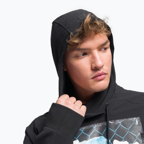 Pánská trekingová mikina The North Face Printed Tekno Hoodie black NF0A7ZUHKY41