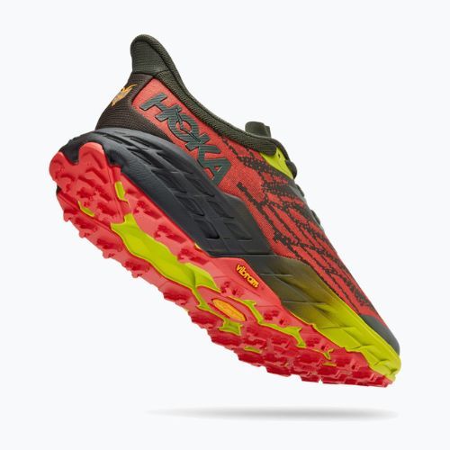 HOKA Speedgoat 5 pánská běžecká obuv tmavě zelená 1123157-TFST