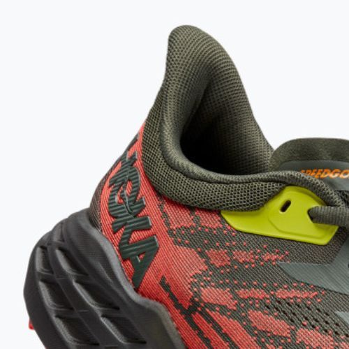 HOKA Speedgoat 5 pánská běžecká obuv tmavě zelená 1123157-TFST