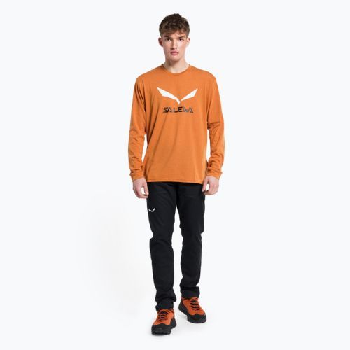 Pánské trekové tričko Salewa Solidlogo Dry orange 00-0000027340