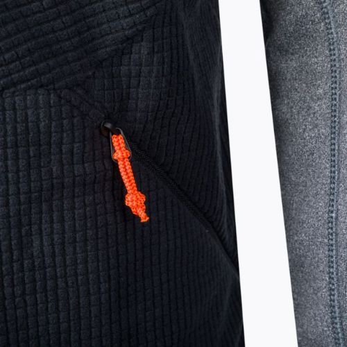 Pánská fleecová mikina Salewa Puez Hybrid PL FZ černá 00-0000027388