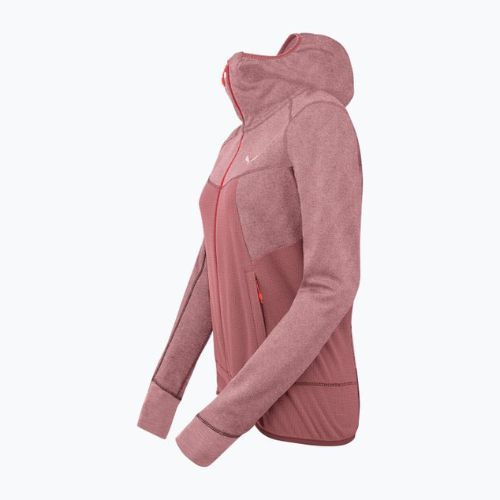 Salewa dámská fleecová mikina Puez Hybrid PL FZ Hoody růžová 00-0000027389