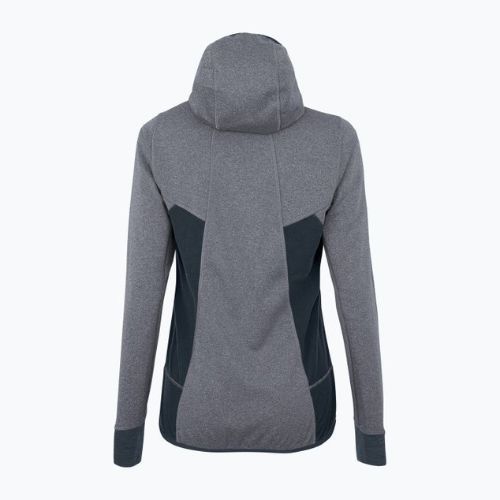 Salewa Puez Hybrid PL FZ Hoody dámská fleecová mikina šedo-zelená 00-0000027389