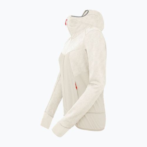 Dámská fleecová mikina Salewa Puez Hybrid PL FZ Hoody beige 00-0000027389