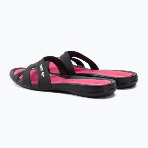 ARENA Athena Hook dámské žabky black/pink 80680/509
