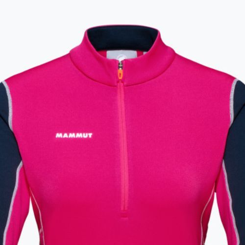Dámská trekingová mikina Mammut Aenergy ML Half Zip Pull růžová a tmavě modrá