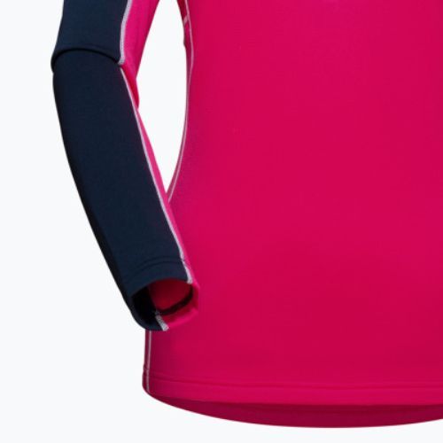 Dámská trekingová mikina Mammut Aenergy ML Half Zip Pull růžová a tmavě modrá