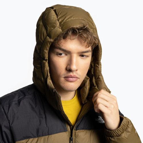 Pánská péřová bunda The North Face Diablo Down Hoodie Hnědá NF0A4M9L